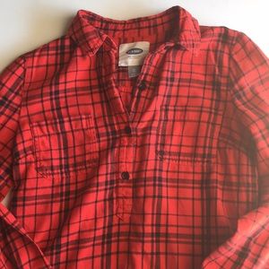 Red Plaid Tunic